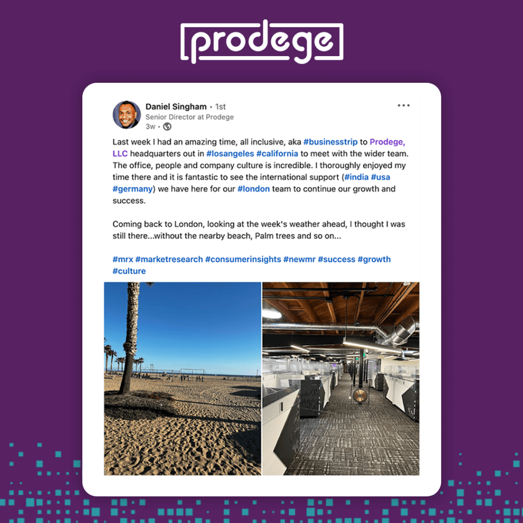 Prodege continues its international expansion with strategic hires. Learn about Daniel Singham's experience at the Prodege Los Angeles office.