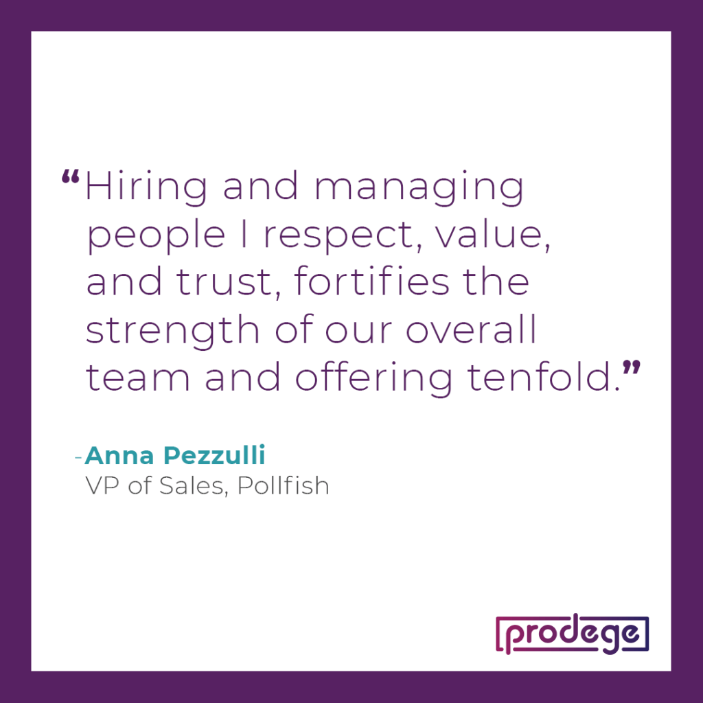 Anna Pezzulli believes in Hiring Teammates You Can Learn From
