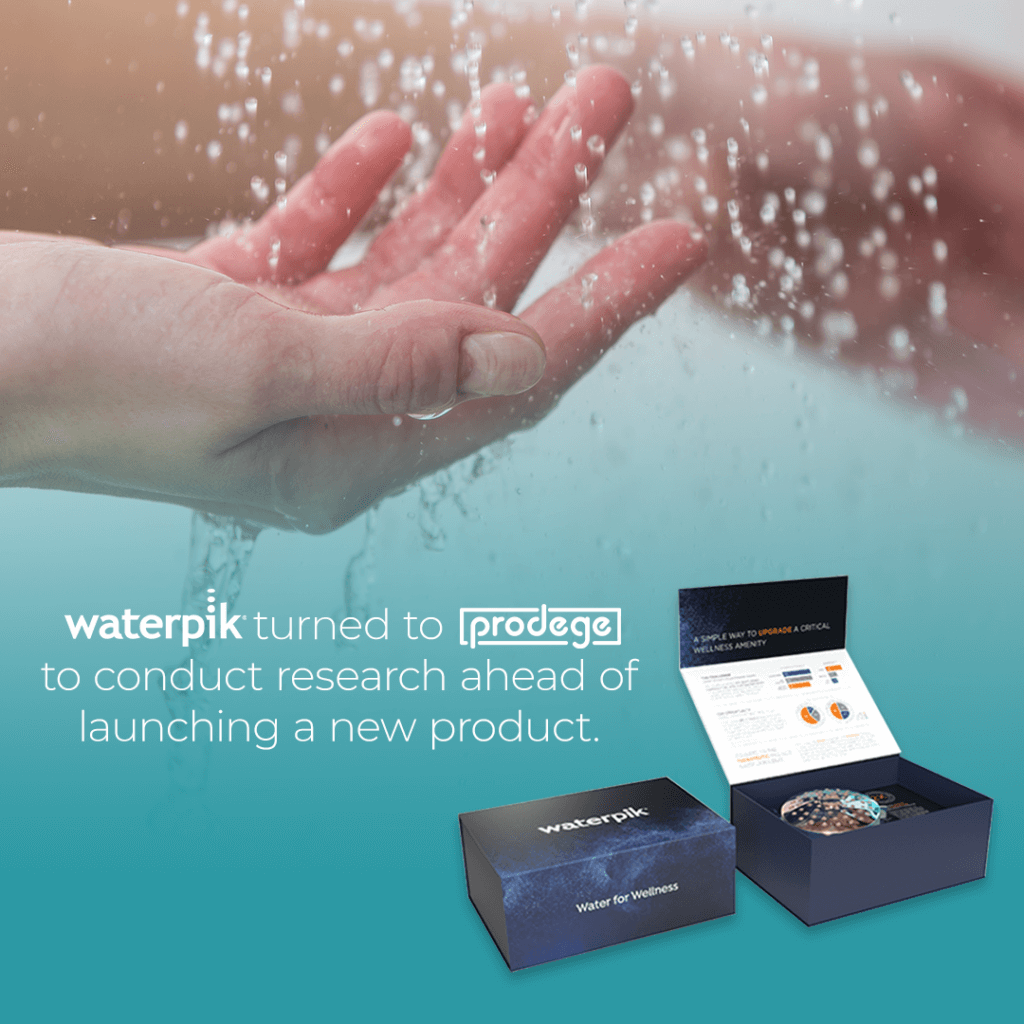 Waterpik turned to Prodege to conduct research ahead of launching a new product.